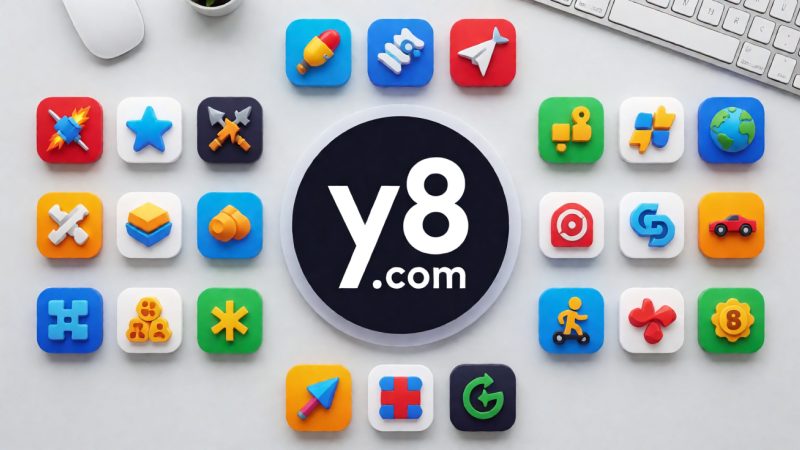 y8.com 游戏大类分类导航总览 配图